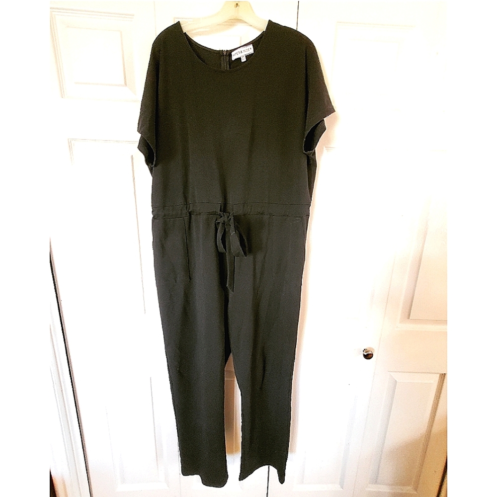 Piper & Scoot Bianca Jumpsuit; XXL; Black